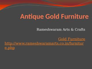 Antique Gold Furniture.pptx