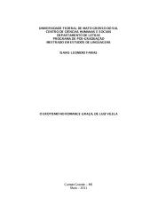 farias, isaias leonidio. o erotismo no romance graça, de luiz vilela. dissertação, ufms, 2011.pdf