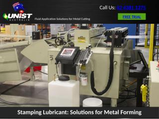 Stamping Lubricant Solutions for Metal Forming.pptx
