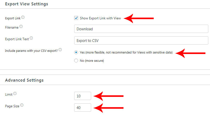 Export WordPress Form Submissions to CSV