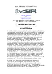 Contra o Sectarismo - José Oiticica - BPI.rtf