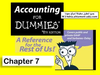 Accounting for Dummies chapter 7.pdf