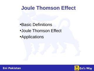 joule thomson effect...ppt