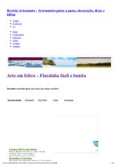 Arte em feltro - Florzinha fácil e bonita _ Revista Artesanato.pdf