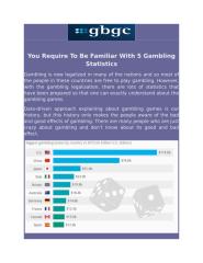 You Require To Be Familiar With 5 Gambling Statistics.pdf