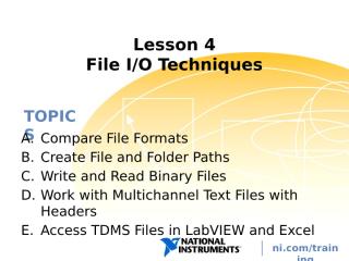 Lesson 4 - File IO Techniques.pptx
